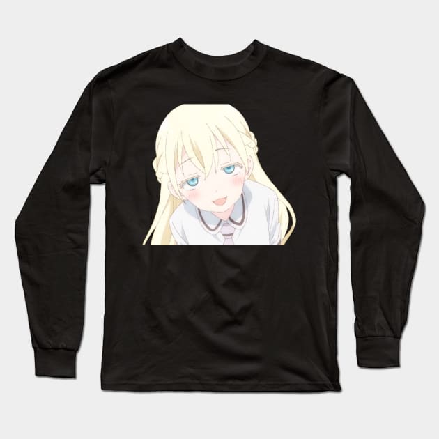 Olivia Smug Long Sleeve T-Shirt by KokoroPopShop